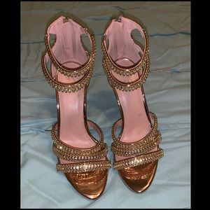 Rose Gold heels